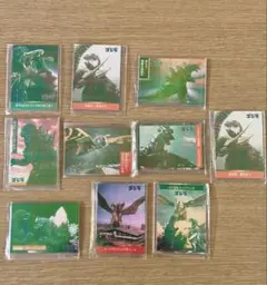ゴジラ カードセット 5枚入り10セット　未使用