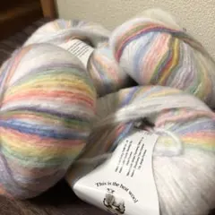 カラフルウールヤーン4玉