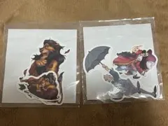 フック船長、スカー ステッカー 4枚セット