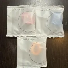 カラフルヘアゴム ヘアバンド3個セット