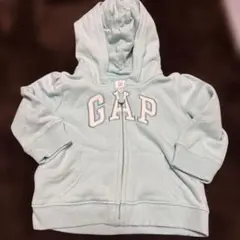 GAP フード付きジップアップパーカー 12-18ヶ月