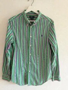 Ralph Lauren ストライプ 長袖シャツ グリーンのサムネイル
