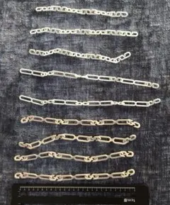 プラスチック製チェーン ホワイト アイボリー