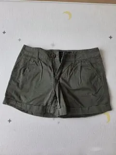 レディース カーキ ショートパンツ 秋冬