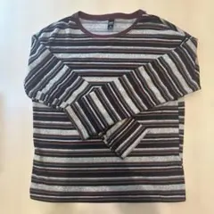 Dazy ストライプ 長袖Tシャツ M