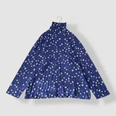 Talbots タルボット ハイネック ビッグサイズ ロンT パープル 2XL