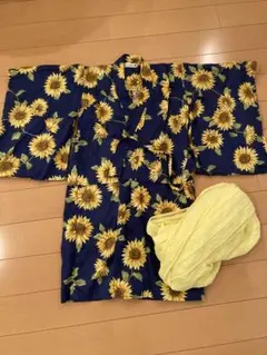 ブランシェス　浴衣　ひまわり