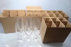 未使用 ピルスナー ワイン シャンパン グラス 6個入り✕4箱 全24個 セット