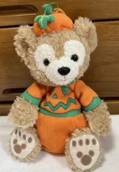 ダッフィー　ハロウィン　ぬいぐるみ　ポーチ　パンプキン　ディズニーシー　レア