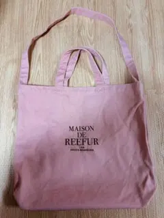 ピンク トートバッグ