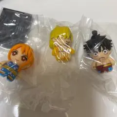 ワンピース コレキャラ5 ガチャ　ルフィ　サンジ　ナミ　フィギュア