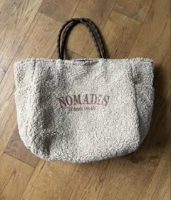 ボア トートバッグ