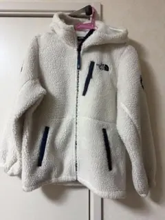 希少　ノースフェイス　リモフリースジャケット　ボア　160 ホワイト
