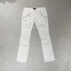 InTheAttic ストレッチ ギミック グランジy2k フレアカーゴパンツ