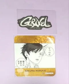 ウィンブレ 原画展 特典 コースター ステッカー桜遥 GRAVEL