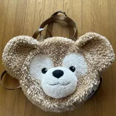ダッフィー　フェイスバッグ　新品 TDS限定】ダッフィーリュック＆シェリーメイ、ジェラトーニ