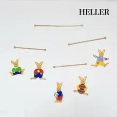 [希少] Heller ヘラー社 モビール うさぎ ベッドメリー ドイツ製のサムネイル