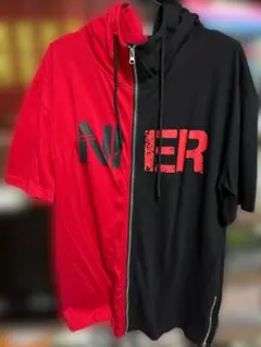 NieR Clothing フード付き半袖Zip outer 未使用品