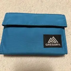 GREGORY 三つ折り財布 青