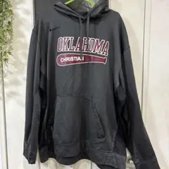 ナイキ オクラホマクリスチャン大学 パーカー XXL グレー
