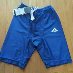 新品 adidas インナータイツ スパッツ 150 ブルー