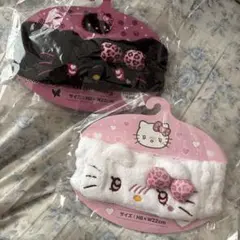 Hello Kitty ヘアバンド マイクロファイバー 吸水速乾 2点セットのサムネイル