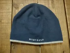 NIKE GOLF ネイビー ニット帽　ナイキ　フリース素材