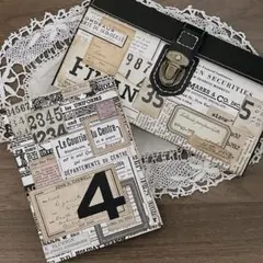 ①ジャンクジャーナル　おすそ分けファイル　ヴィンテージ紙ものセット