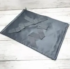 LANVIN COLLECTION ランバンコレクション ポーチ 黒 サテン