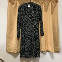 Laura Ashley 花柄ボタン付きワンピース 日本サイズ7