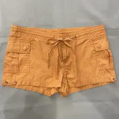 ROXY ロキシー ショートパンツ カーゴ オレンジ　Ｓ