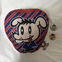 GENERATIONS 数原龍友 ジェネ犬 クッション 缶バッジ セット