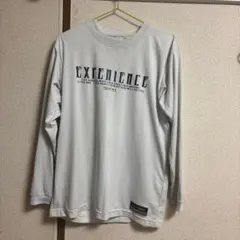 【値下げ可】バスケウェア長袖ロンTシャツパスザロック白 ホワイトのサムネイル