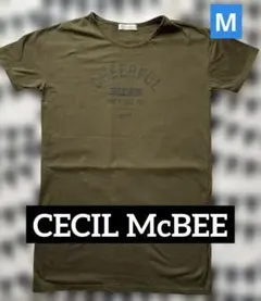 CECIL McBEE ⭐️半袖⭐️オリーブカラー⭐️Mサイズ