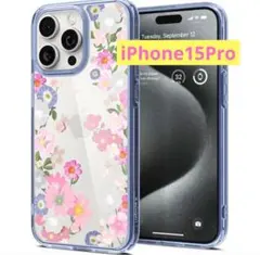 CYRILL by Spigen iPhone 15 Pro ケース 花柄