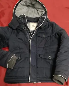 【 ikka 】 中綿ジャケット、フード脱着可能、紺、サイズ L、他4着セット