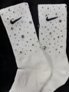 NIKE ソックス　ストーンデコ　キラキラ