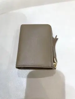 微美品】SAINT LAURENT サンローラン 折り財布 シボ革 グレー - メルカリ