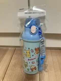 新品　Skater　ポケモン 子ども用水筒 水色　480ml 食洗機対応