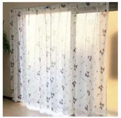 サンリオ クロミ マイメロ レースカーテン 100×198cm 2枚組のサムネイル