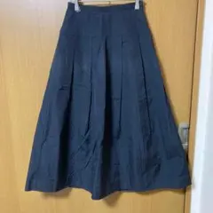 【GIANNI LO GIUDICE】黒　フレアスカート 40 ハリのある生地★