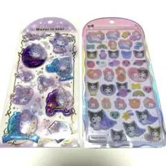 クロミ ウォーターインシール マイメロディー コットンパフィーシール