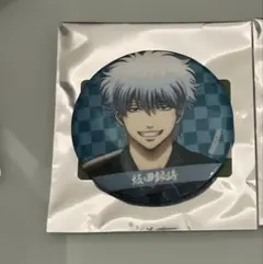 銀魂　坂田銀時　缶バッジ　マルイ