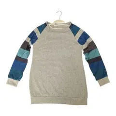 チュニック レディース 春秋 大人可愛い チュニックワンピース ボーダー 薄手