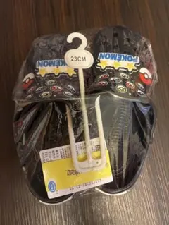 新品 ポケモン サンダル 23cm ブラック