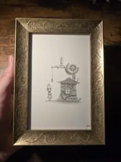 プランツパンク/スチームパンク/絵画/アート/原画/グッピー - メルカリ