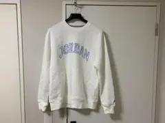 JORDAN ホワイト トレーナー Lサイズ