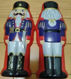 兵隊　クリスマス　お菓子缶　ブリキ