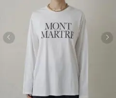 美品　loungedress ラウンジドレス　MONTMARTREロンT 白のサムネイル