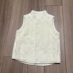 100 ユニクロ ファーリーフリースリバーシブルベスト